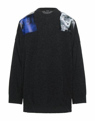 Raf Simons Man Sweater Steel grey Virgin Wool Cover