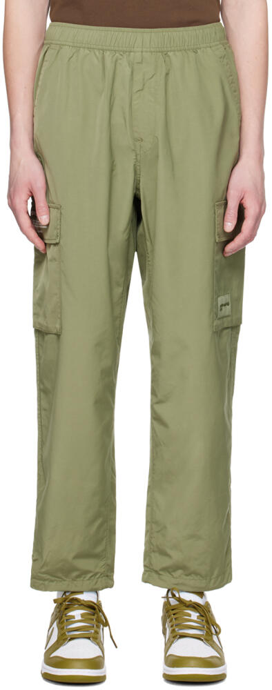 AAPE by A Bathing Ape Khaki Drawstring Cargo Pants Cover