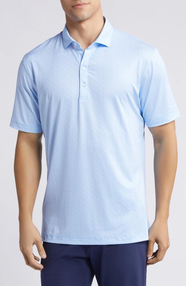 johnnie-O Hinson Performance Jersey Polo in Maliblu Cover