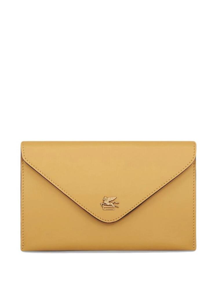 ETRO leather envelope purse - Yellow Cover