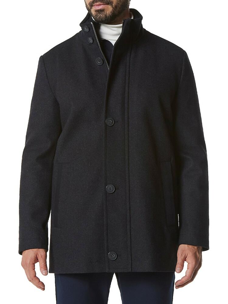 Andrew Marc Men's Dorsey Wool Blend Field Jacket - Charcoal Cover