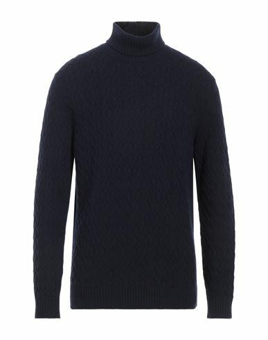 Heritage Man Turtleneck Midnight blue Virgin Wool, Cashmere Cover