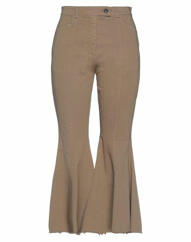 Department 5 Woman Pants Camel Cotton, Elastane Cover