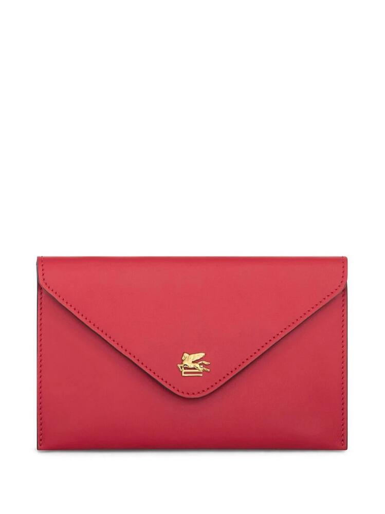 ETRO leather envelope purse - Red Cover