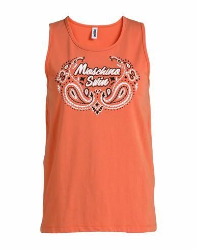 Moschino Woman Cover-up Orange Cotton, Elastane Cover