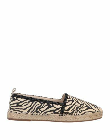 Mia Becar Woman Espadrilles Beige Leather Cover