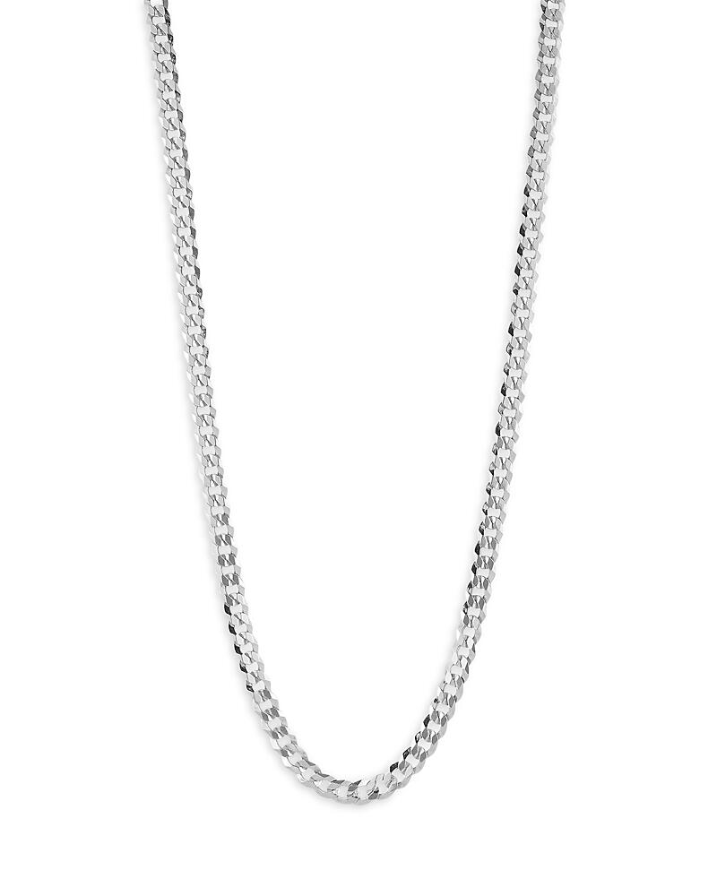 Milanesi And Co Sterling Silver Curb Chain Necklace 5mm, 24 Cover