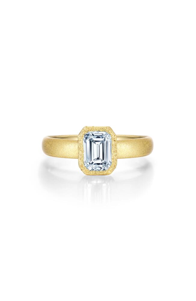 Lafonn Emerald Cut Simulated Diamond Ring in White Cover