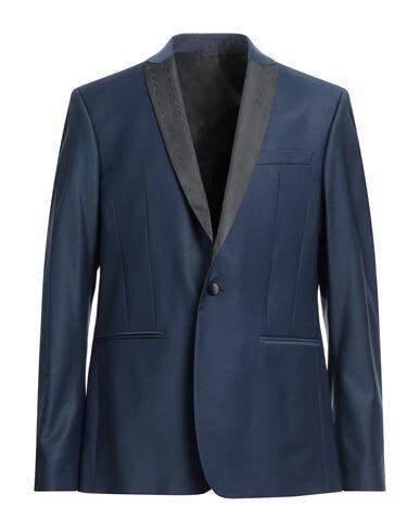 Patrizia Pepe Man Blazer Navy blue Polyester, Wool, Elastane Cover