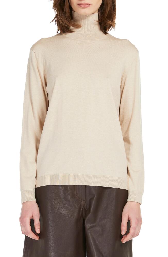 Weekend Max Mara Kiku Turtleneck Sweater in Ivory Cover