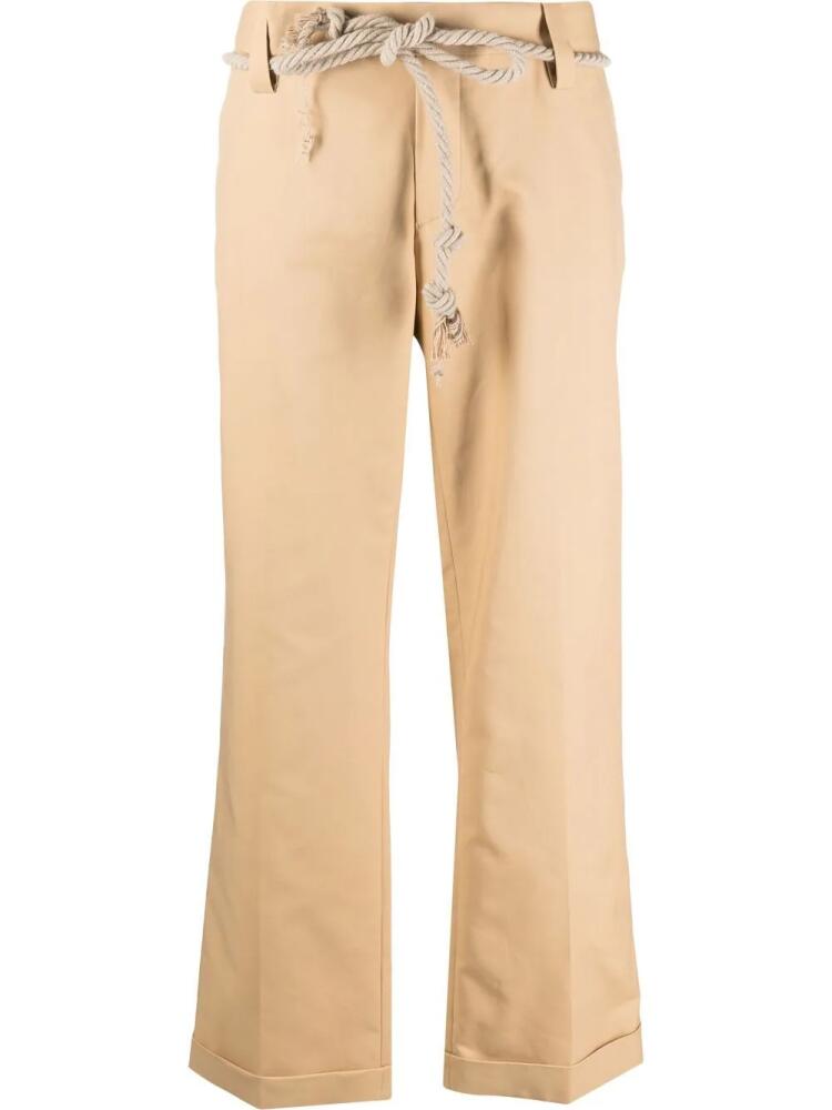 Jejia straight-leg trousers - Neutrals Cover