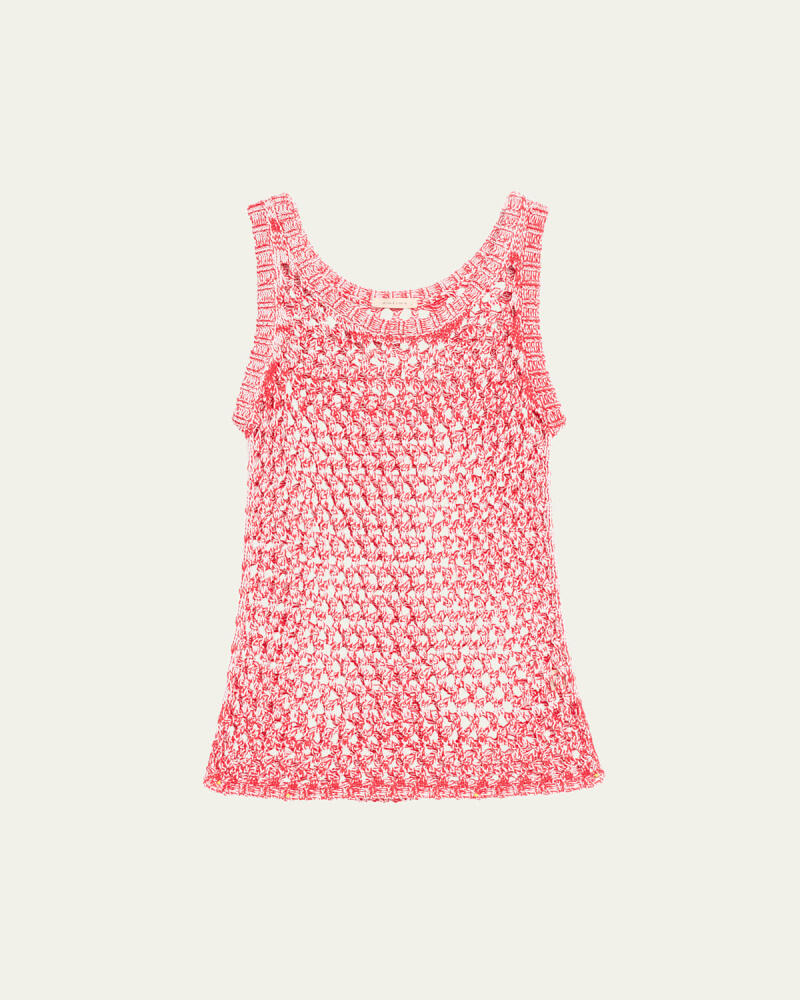 Diotima Marl Open-Knit Slouchy Tank Cover