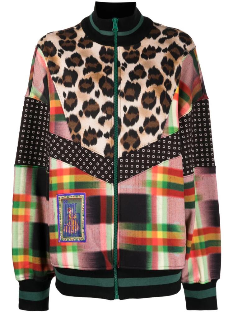 Pierre-Louis Mascia panelled-print-design jacket - Multicolour Cover