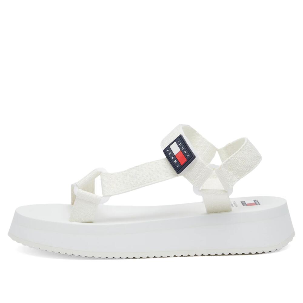 Tommy Jeans Women's Eva Sandal in Ecru Cover