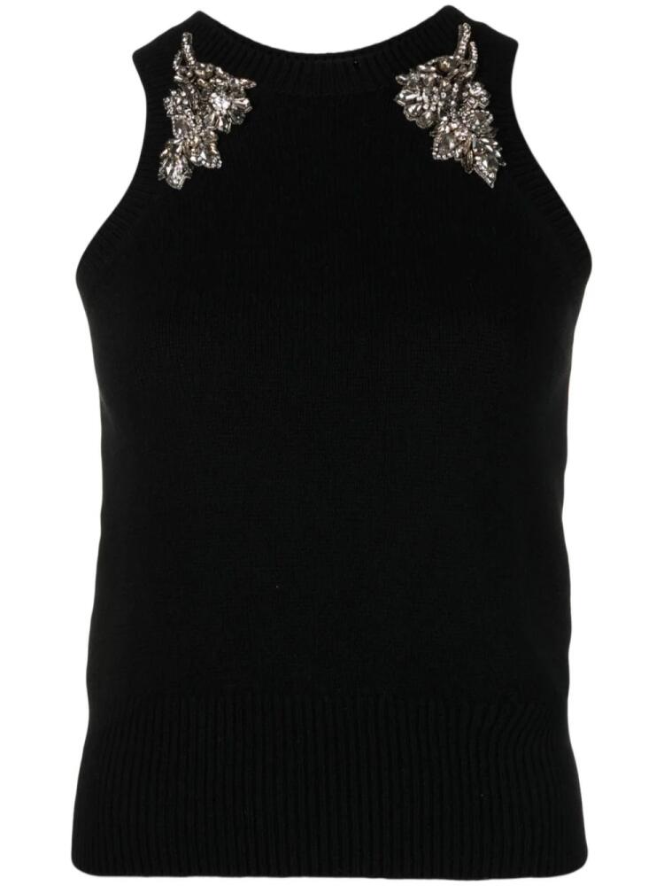 Alexander McQueen crystal-embellished tank top - Black Cover