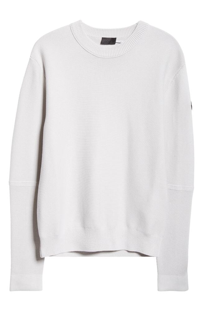 Moncler Cotton Crewneck Sweater in Hint Of Gray Cover