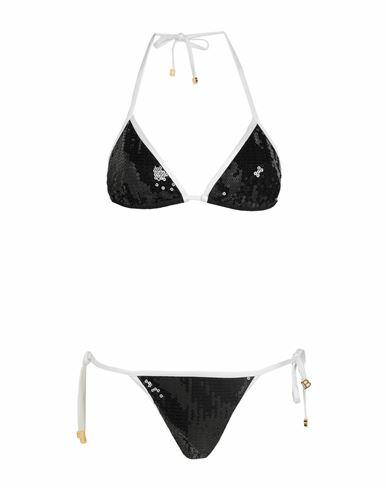 Balmain Woman Bikini Black Polyamide, Elastane Cover