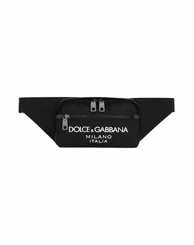 Dolce & gabbana Dolce & gabbana Logo Belt Bag Man Belt bag Black Nylon Cover