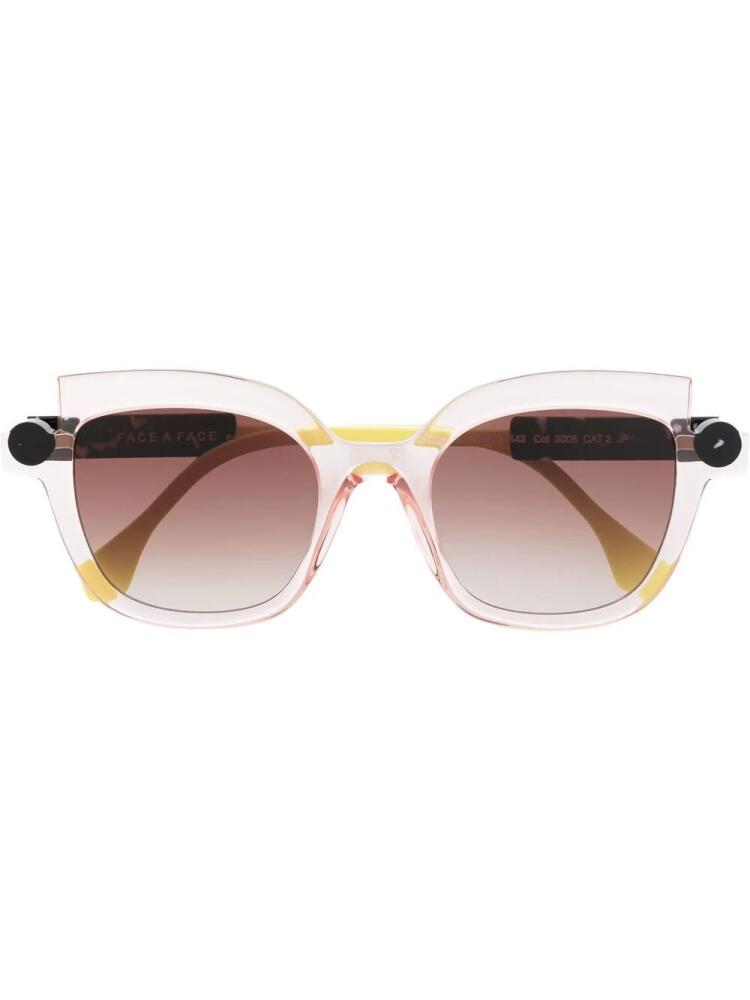 Face À Face SOTSAS 2 oversize-frame sunglasses - Pink Cover