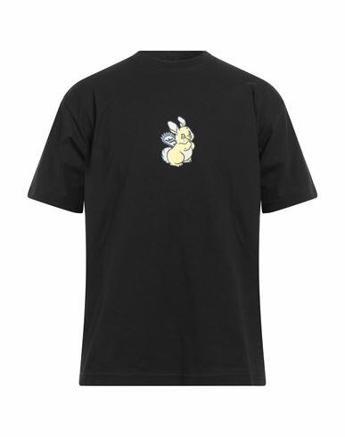 Huf Man T-shirt Black Cotton Cover