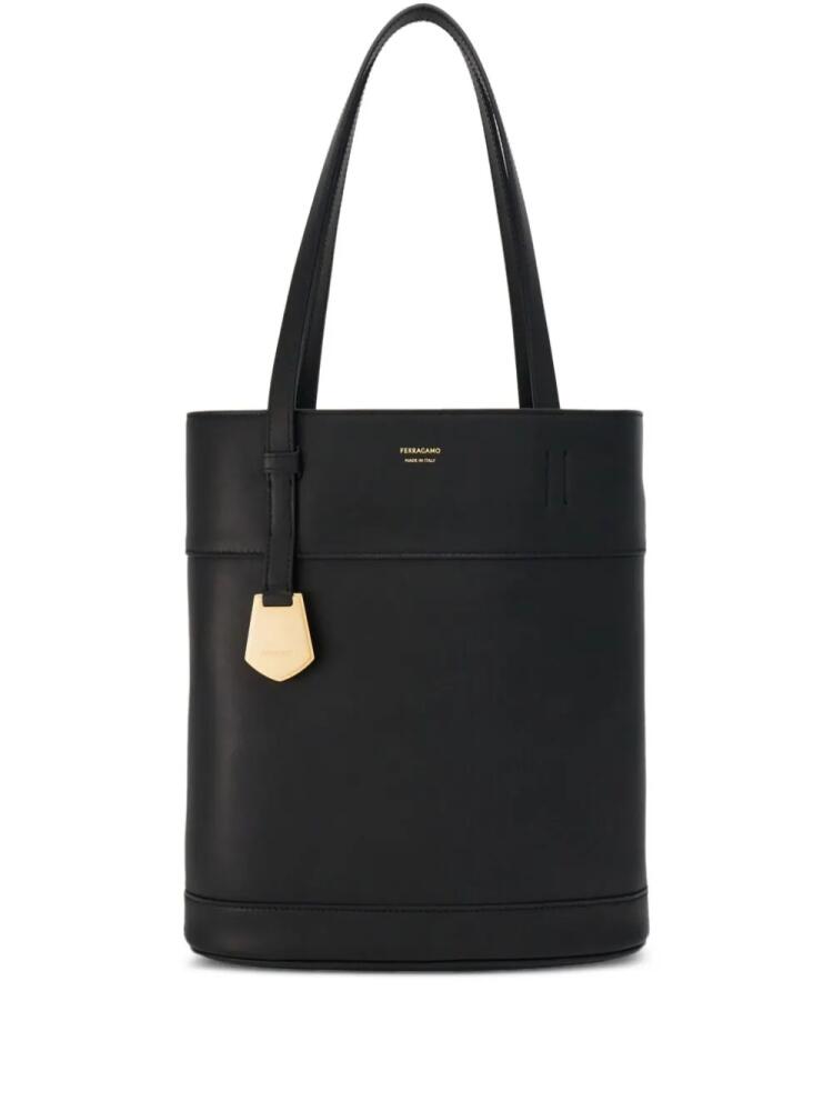 Ferragamo North-South logo-print tote bag - Black Cover