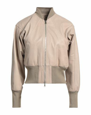 Masterpelle Woman Jacket Beige Soft Leather Cover