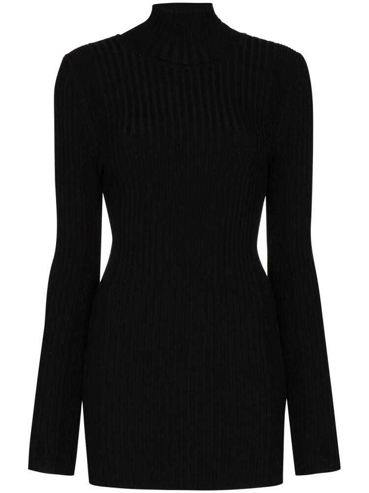 Rabanne ribbed roll-neck jumper - Black Cover