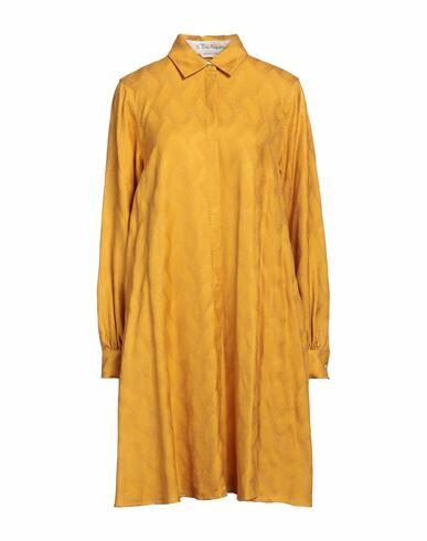 Le Sarte Pettegole Woman Mini dress Ocher Tencel Cover