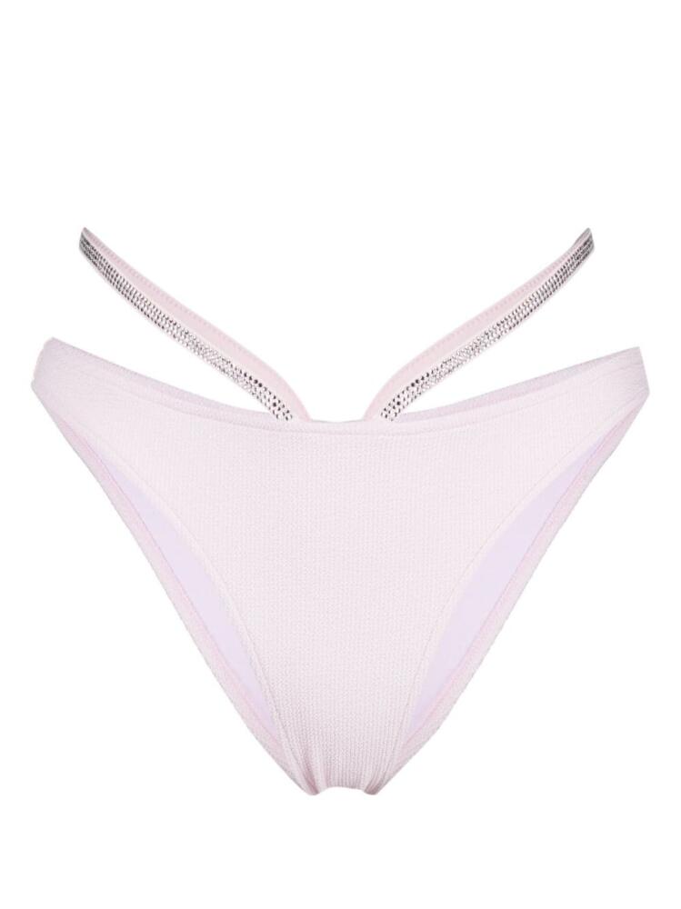 Heron Preston rhinestone-tape bikini bottoms - Pink Cover