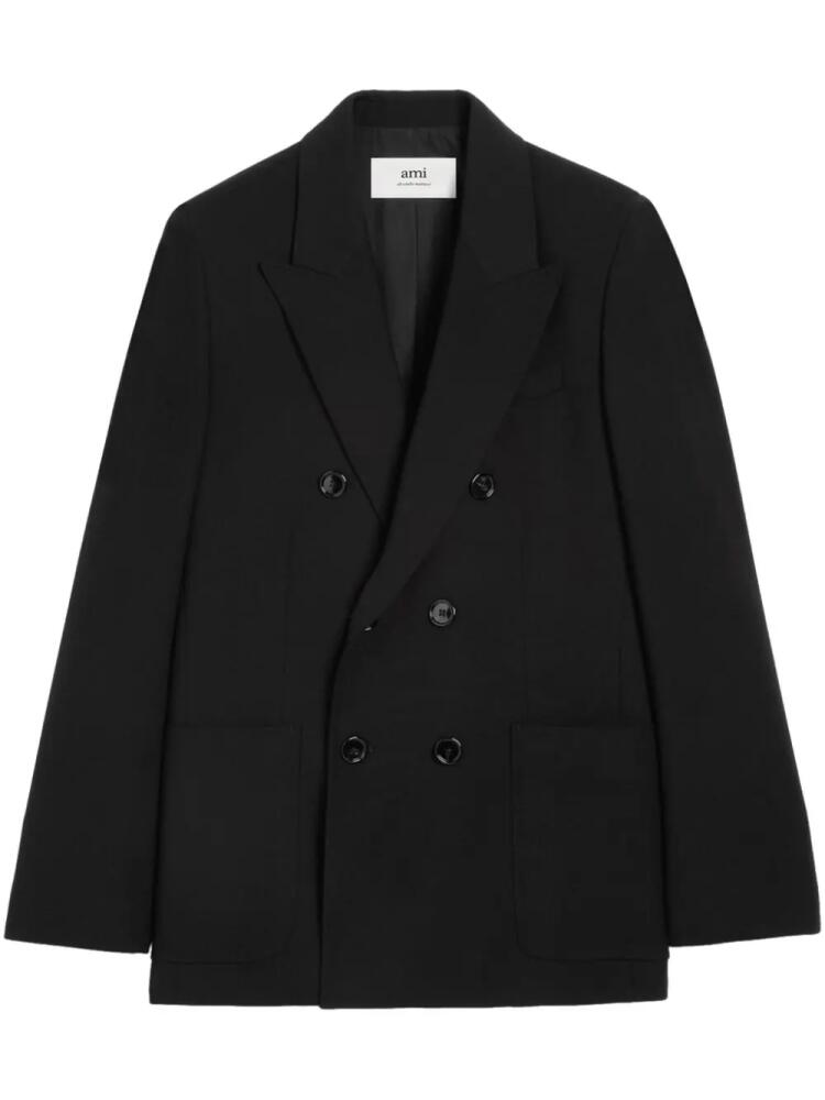 AMI Paris double-breasted blazer - Black Cover