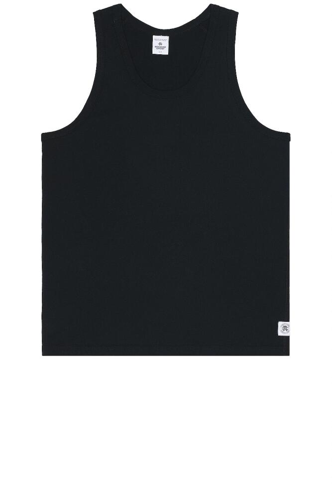 Reigning Champ Lightweight Jersey Tank Top in Black Cover