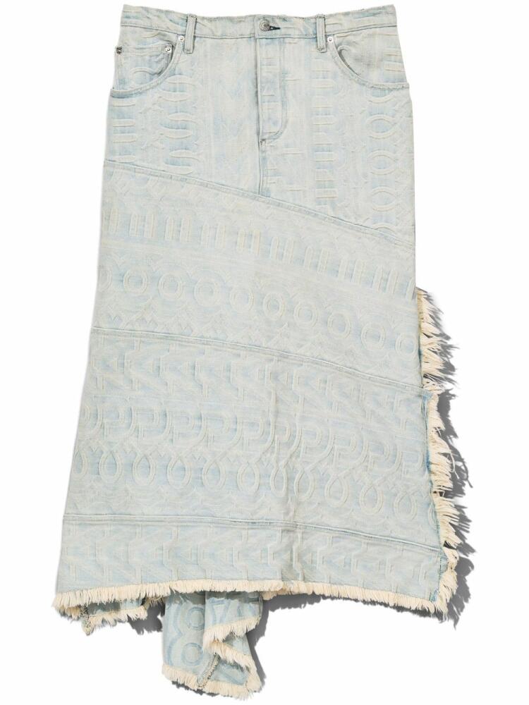 Marc Jacobs The Monogram denim skirt - Grey Cover