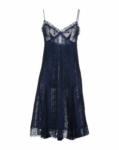 Ermanno Scervino Woman Midi dress Midnight blue Cotton, Polyester, Polyamide Cover