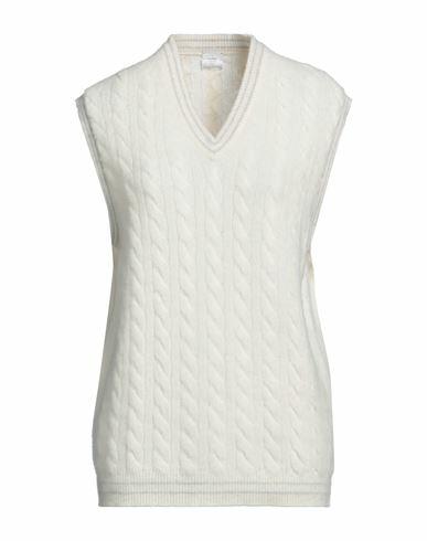 Eleventy Woman Sweater Ivory Wool, Cashmere Cover