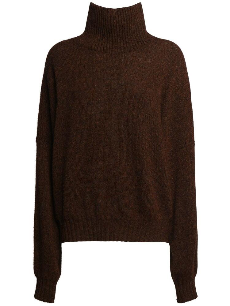 KHAITE Morris Cashmere Blend Turtleneck Sweater Cover