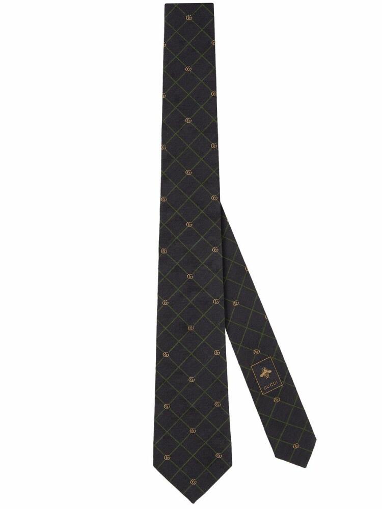 Gucci interlocking G tie - Blue Cover