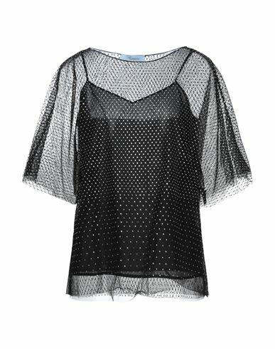 Blumarine Woman Top Black Polyamide Cover