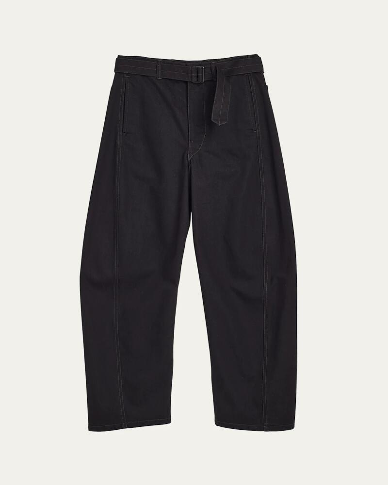 LEMAIRE Men's Twisted Self-Belt Pants Cover