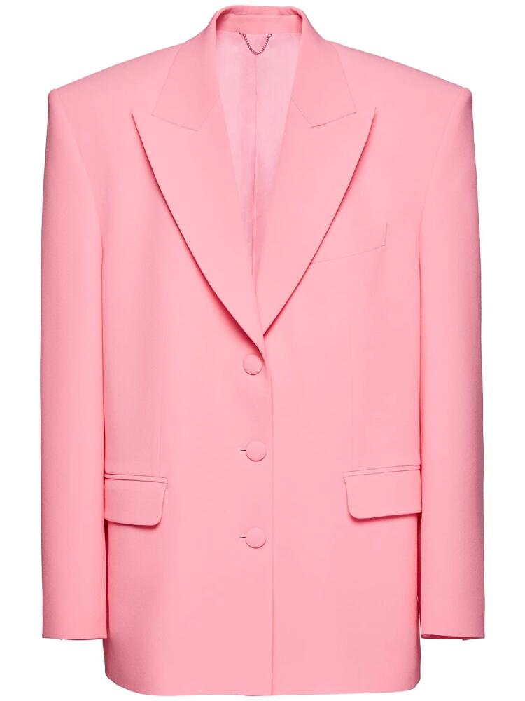 MAGDA BUTRYM Oversize Silk Blend Cady Blazer Cover