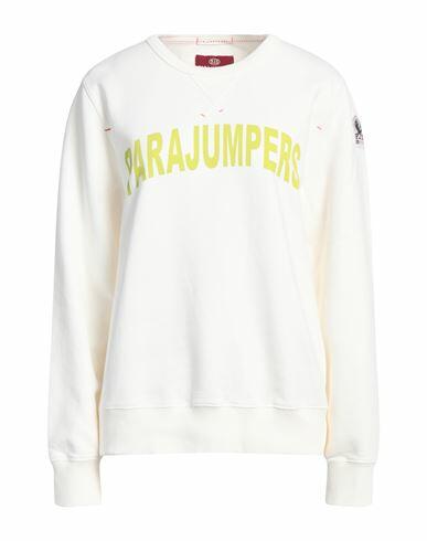 Parajumpers Woman Sweatshirt White Cotton Cover