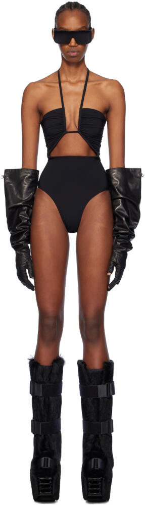 Rick Owens Black Prong Swimsuit Cover