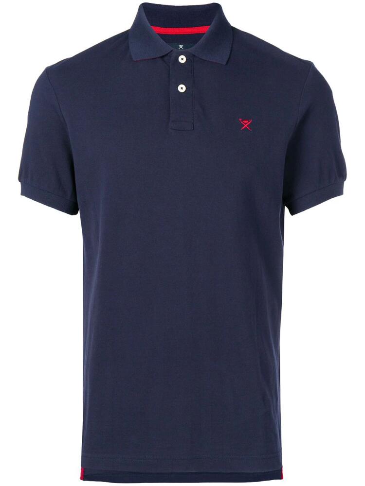 Hackett logo embroidered polo shirt - Blue Cover