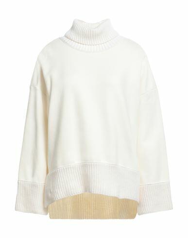 P. a.r. o.s. h. Woman Sweatshirt Cream Cotton, Wool Cover