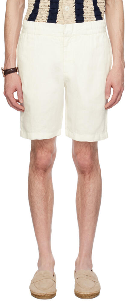 Orlebar Brown White Cornell Shorts Cover