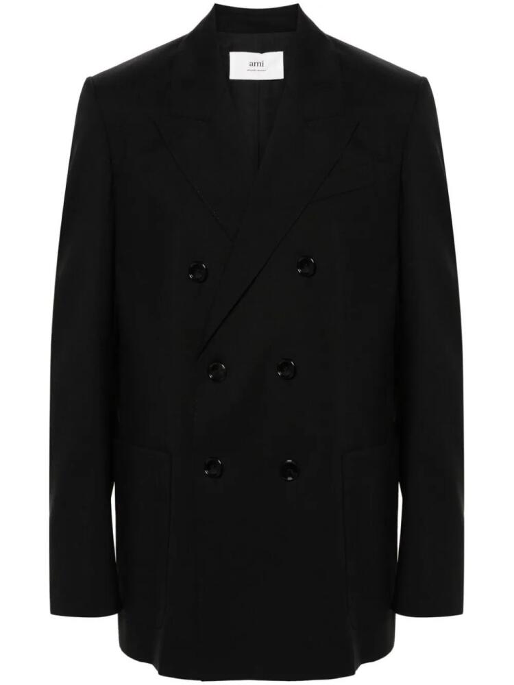 AMI Paris double-breasted blazer - Black Cover