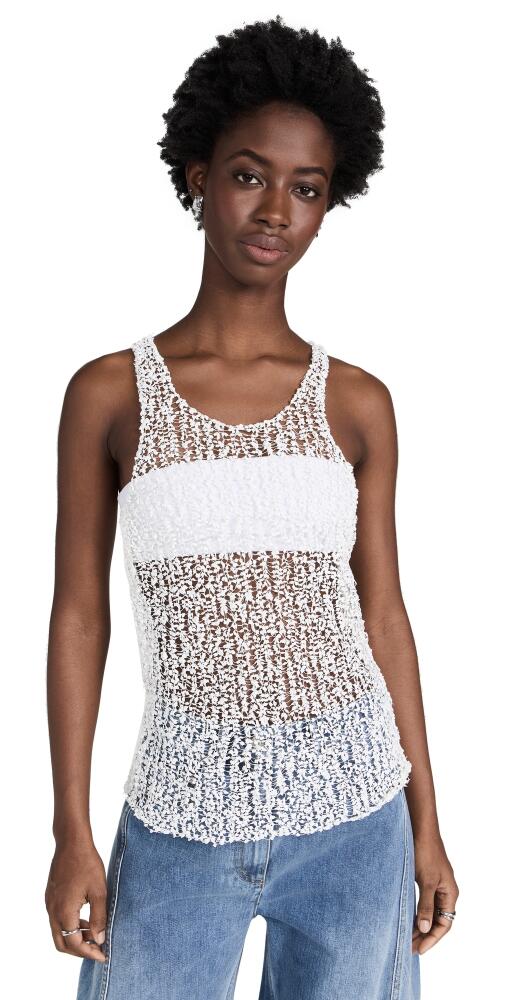 Maison Margiela Plumetis & Voilettes Tank Top Off White Cover