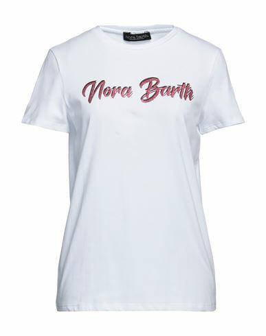 Nora Barth Woman T-shirt White Polyester Cover