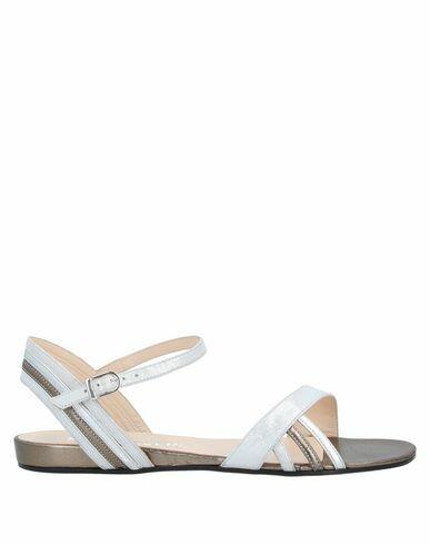 Marc Ellis Woman Sandals Silver Soft Leather Cover