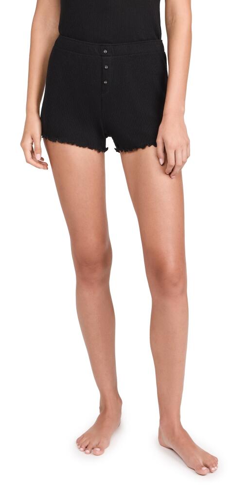 PJ Salvage Textured Essentials Shorts Black Cover