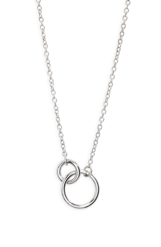 BP. Linked Circle Necklace in Silver Cover